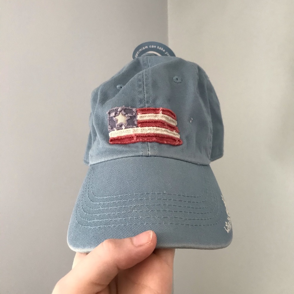 NWT Life is Good American Flag Hat